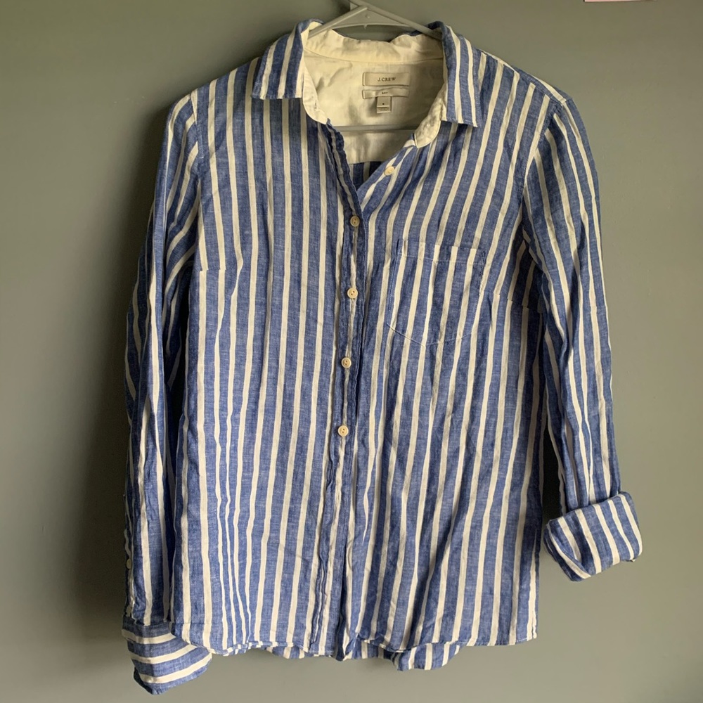 J. Crew Boy Fit Blouse